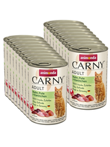 ANIMONDA Cat Carny Adult smak: kurczak, indyk, królik 18x400g