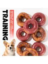 WILD FARM donut kolagenowy z kaczką i truskawkami 7cm 50g przysmak dla psa