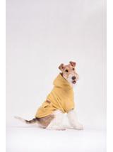 AMIPLAY- Bluza z kapturem Texas 40 cm Miniature Schnauzer-żółta