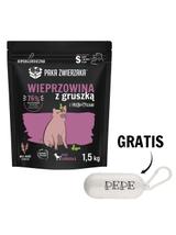 Paka Zwierzaka - Karma sucha SH Wieprzowina z gruszką "S" 1,5kg  + ETUI na kupoworki GRATIS !!!