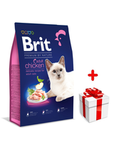 BRIT Premium By Nature Adult Cat Chicken 1,5kg + niespodzianka dla kota GRATIS!