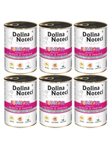 DOLINA NOTECI PREMIUM Junior bogata w serca indyka 6x400g