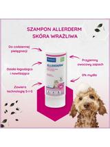 Virbac Allerderm szampon dla skóry wrażliwej psów i kotów 250 ml