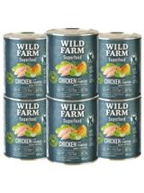 WILD FARM Superfood Chicken (Kurczak z dynią, jabłkiem i ziołami) 6x800g bezzbożowa karma dla psa