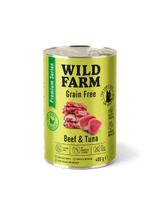 WILD FARM Premium Grain Free Beef and Tuna 400g  - bezzbożowa karma dla kota