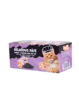 UNIQ PETS KARMA MOKRA DLA KOTA ROYAL RABBIT pasztecik z królika z nasionami babki lancetowatej 30 g x 8 szt