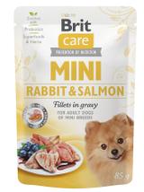 Brit Care Mini Rabbit & Salmon fillets in gravy 85g