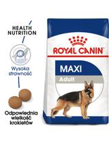 ROYAL CANIN Maxi Adult 4kg karma sucha dla psów dorosłych, do 5 roku życia, ras dużych + NIESPODZIANKA DLA PSA GRATIS!!