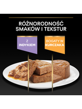 PRO PLAN Nutrisavour Kitten Karma dla kociąt delikatne kawałki z indykiem w sosie 85g