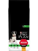 Purina Pro Plan Medium Puppy Optistart, kurczak i ryż 12kg   + niespodzianka dla psa GRATIS!