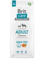 BRIT CARE Grain-free Adult Salmon 12kg/ Opakowanie Uszkodzone (9475,9461,9446,9532,9598,9548)!!!
