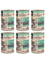 Wiejska Zagroda Indyk z królikiem 6x400g dla psa