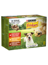 PURINA Friskies Karma dla psów w sosie 12x85g