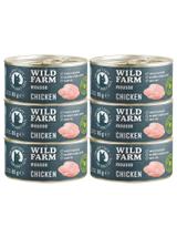 WILD FARM Mousse Chicken 6x85g - bezzbożowy mus dla kota