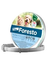 ELANCO Foresto Obroża dla kotów i psów poniżej 8kg+ Cestal Dog Plus tabletki na odrobaczanie psów 2 sztuki