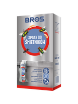 BROS - Spray do śmietników – zestaw z uchwytem 400ml