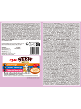 INABA Ciao Stew - karma uzupełniająca dla kota o smaku kurczaka, kurczaka i tuńczyka, kurczaka i łososia 10x40g
