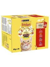 PURINA Friskies Cat mięso w sosie MIX smaków 96x85g