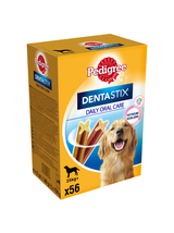 PEDIGREE DentaStix (duże rasy) przysmak dentystyczny dla psów 56 szt. - 8x270g
