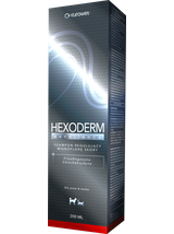 HEXODERM excellence Szampon regulujący mikroflorę skóry dla psów i kotów 200ml