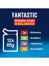 FELIX Fantastic Wiejskie Smaki w galaretce: 12x85g