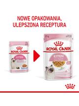 ROYAL CANIN Kitten Instinctive w galaretce 12x85g karma mokra w galaretce dla kociąt do 12 miesiąca życia + Royal Canin piłka dla kota GRATIS!!!