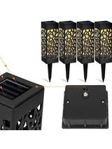 4x lampa ogrodowa solarna ozdobna