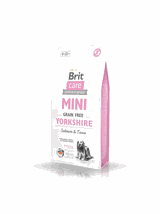 BRIT CARE Mini Grain-Free Yorkshire 2kg + niespodzianka dla psa GRATIS!