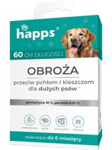 HAPPS - obroża przeciw pchłom i kleszczom dla dużych psów 60cm