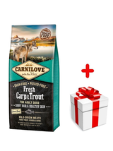 Carnilove Fresh Carp Trout Adult 12 kg + niespodzianka dla psa GRATIS!