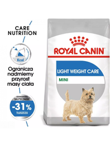 ROYAL CANIN CCN Mini Light Weight Care 3kg karma sucha dla psów dorosłych, ras małych z tendencją do nadwagi
