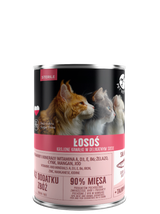 PetRepublic kawałki w sosie z łososiem (sterile) 400g dla kota