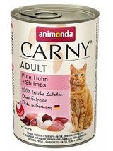 ANIMONDA Cat Carny Adult smak:wołowina,indyk i krewetki 18x400g