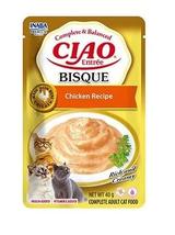 INABA  Cat Ciao Bisque - karma uzupełniająca dla kota o smaku kurczaka40g