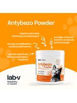 Lab-v Antybezo Powder – Wsparcie eliminacji kul włosowych i trawienia u kotów 150 g