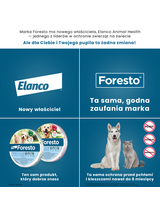 ELANCO Foresto Obroża dla kotów i psów poniżej 8kg+TRIXIE Szczypce do usuwania kleszczy 9cm