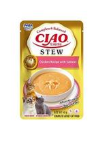INABA  Cat Ciao Stew - kremowa potrawka dla kota o smaku kurczaka i łososia 40g