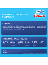 INABA Dog Churu (fish based) salmon veget 4x14g (56g)