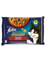 FELIX Sensations Sauce Karma dla kotów wiejskie smaki w sosie 12x(4x85g)