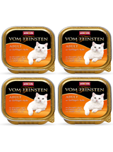 ANIMONDA Vom Feinsten Adult Cat smak: z drobiem i cielęciną 6 x 100g