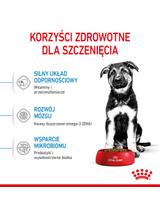 ROYAL CANIN Maxi Puppy 15kg karma sucha dla szczeniąt, od 2 do 15 miesiąca życia, ras dużych ,15kg Opakowanie uszkodzone (5538,9381) !!!!