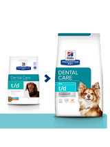 HILL'S PD Prescription Diet Canine t/d Mini Dental Care 3kg// Opakowanie uszkodzone( 9275)