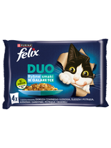 FELIX Duo Rybne Smaki w galaretce 4x85g
