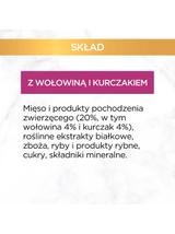 Purina Gourmet Gold z wołowiną i kurczakiem w sosie 48x85g