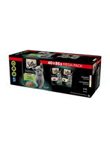 SHEBA Kitten Wybór Smaków saszetki 40x85 g – mokra karma pełnoporcjowa dla kociąt, w sosie (kawałki z: łososiem, kurczakiem)
