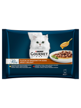 Gourmet Perle Karma dla kotów fileciki w smakowitym sosie 340g (4 x 85g)