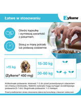 VETOQUINOL Zylkene 450mg Dla Psów Ras Dużych Na Uspokojenie 10tab.