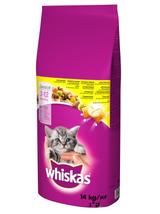 WHISKAS Junior 14 kg - sucha karma dla dla kociąt, z pysznym kurczakiem  + niespodzianka dla kota GRATIS!!!
