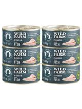 WILD FARM Mousse White Fish 6x85g - bezzbożowy mus dla kota