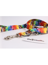 DogStuffs Smycz Regulowana – Piksele 20mm/220cm